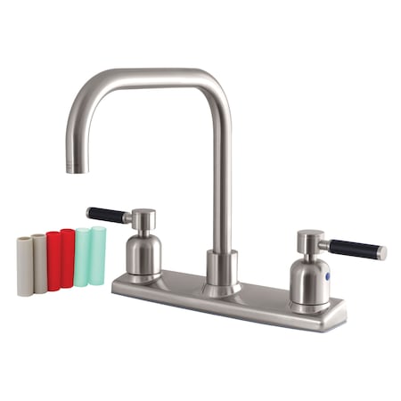 Kaiser FB2148DKL 8-Inch Centerset Kitchen Faucet FB2148DKL